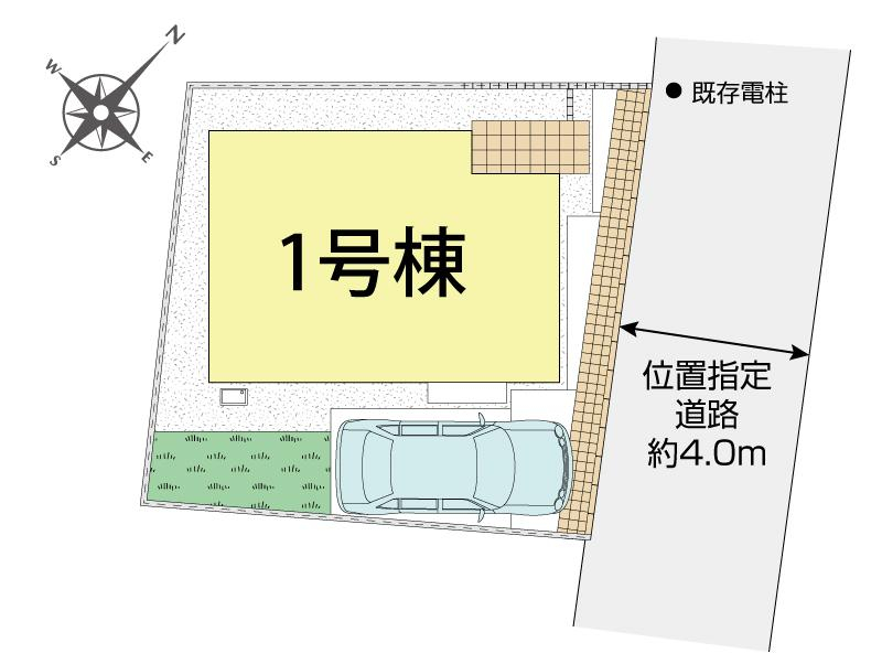ブルーミングガーデン調布市富士見町４丁目１棟の見取り図