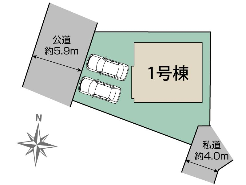 ブルーミングガーデン船橋市大穴北３丁目１棟の見取り図