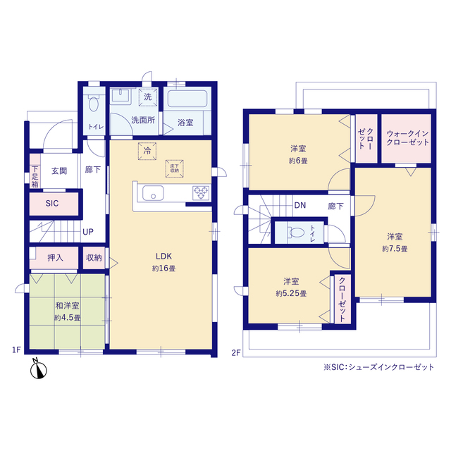 グラファーレ4186佐倉市大蛇町１１期９棟の見取り図
