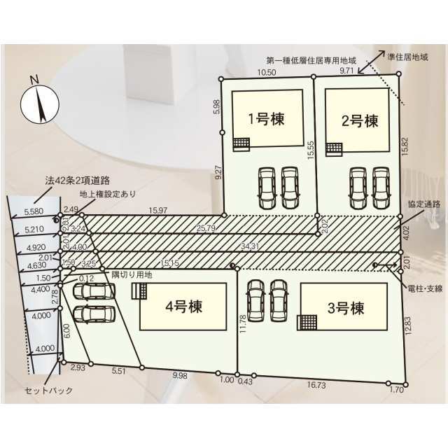 クレイドルガーデン八戸市新井田 第15の見取り図