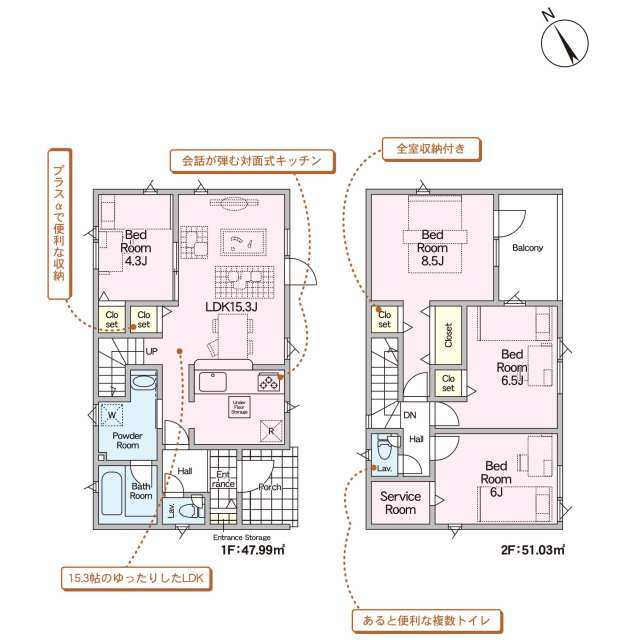 クレイドルガーデン千歳市信濃 第2の見取り図