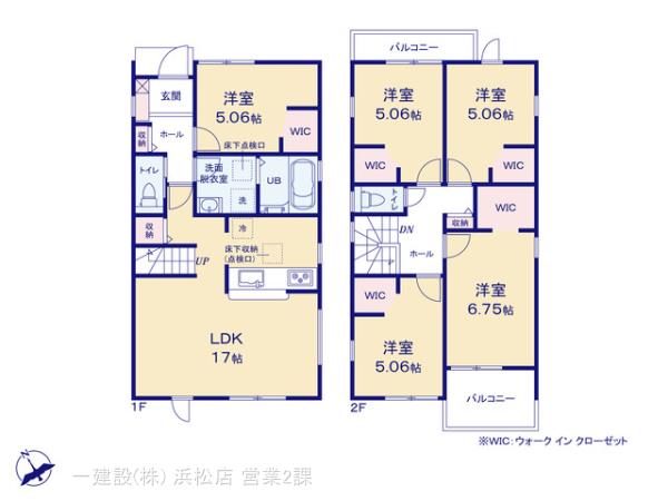 リーブルガーデン豊川大堀町第１期の見取り図