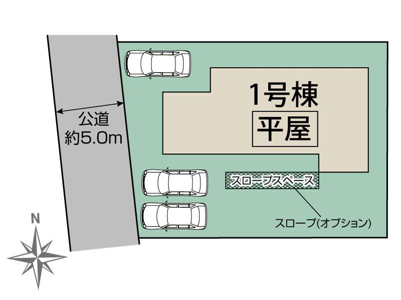 鳩山町鳩ケ丘1丁目1棟 区画図