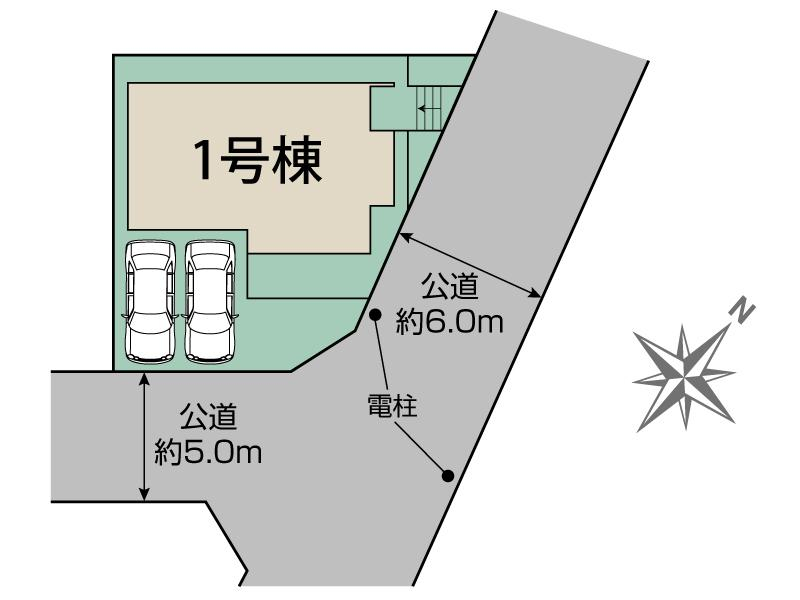 ブルーミングガーデン清瀬市中里６丁目１棟の見取り図