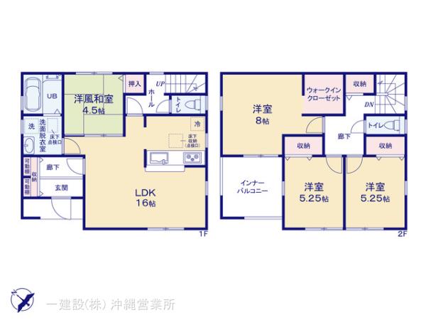 リーブルガーデン八重瀬町具志頭の見取り図