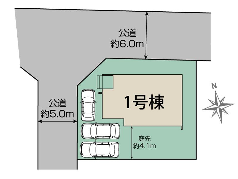 ブルーミングガーデン町田市薬師台１丁目１期１棟の見取り図