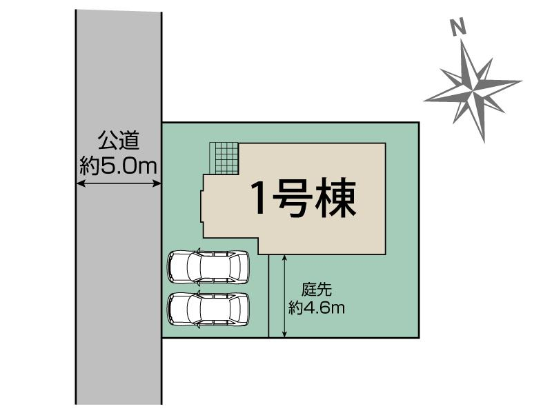 ブルーミングガーデン町田市薬師台１丁目２期１棟の見取り図