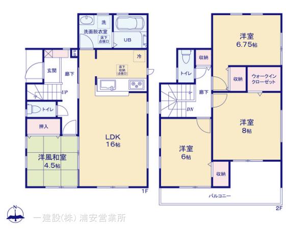リーブルガーデン大宮台２丁目の見取り図