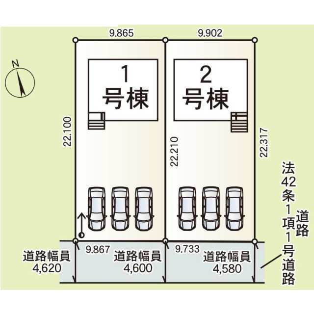 クレイドルガーデンみどり市大間々町桐原 第5の見取り図