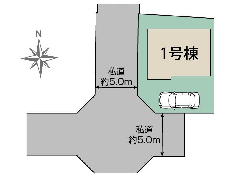 ブルーミングガーデン東久留米市前沢３丁目１棟の見取り図