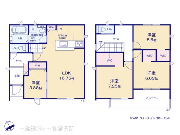 リーブルガーデン一宮市乾町の見取り図