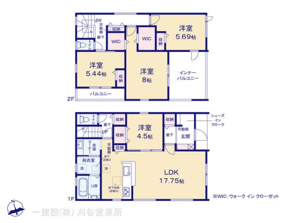 リーブルガーデン碧南市沢渡町の見取り図