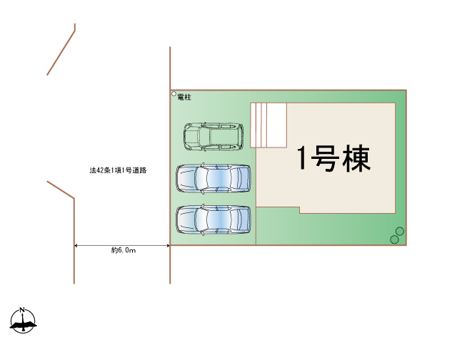ハートフルタウン(東)蟹江町西之森4期の見取り図