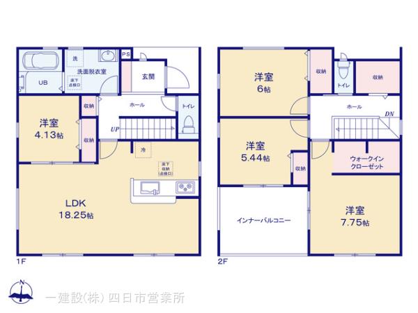 リーブルガーデン四日市市楠町本郷第１３の見取り図