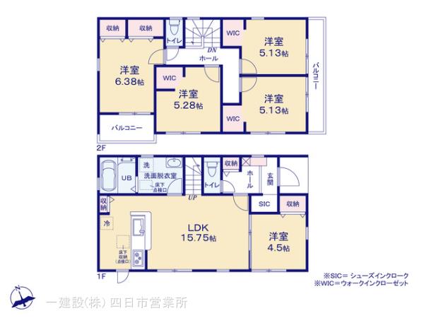 リーブルガーデン鈴鹿市南玉垣町第１１の見取り図