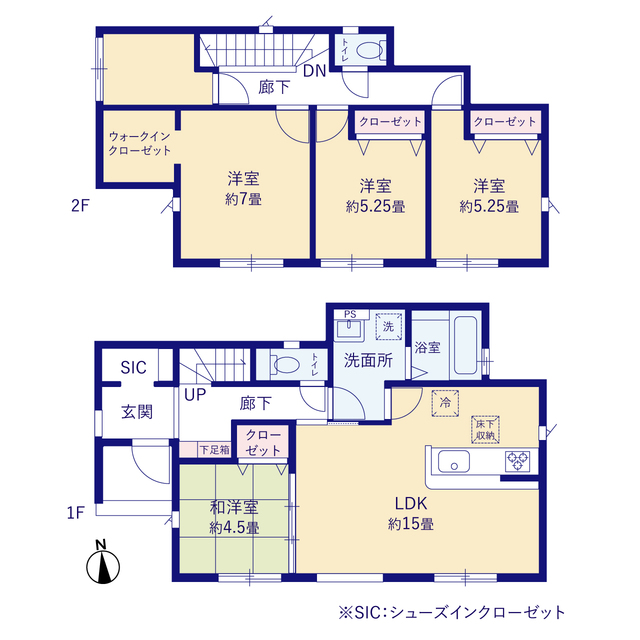 グラファーレ4272新潟市吉岡町１棟の見取り図