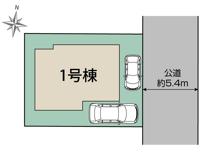 ブルーミングガーデン練馬区大泉学園町６丁目２期１棟の見取り図