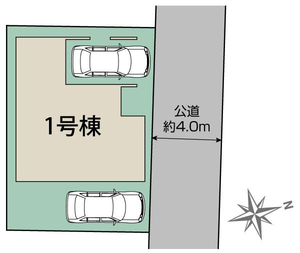 ブルーミングガーデン川口市安行慈林１棟の見取り図