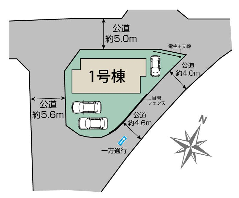 ブルーミングガーデン藤岡市藤岡１棟の見取り図