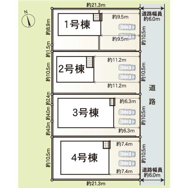クレイドルガーデン鈴鹿市長太栄町 第3の見取り図