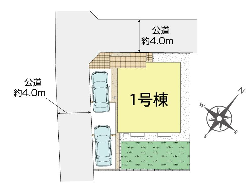 ブルーミングガーデン横浜市旭区東希望が丘　１棟の見取り図
