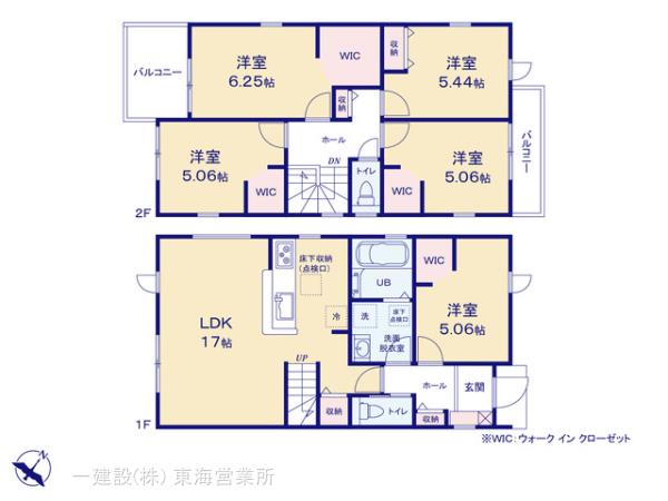 リーブルガーデン豊明市二村台第３の見取り図