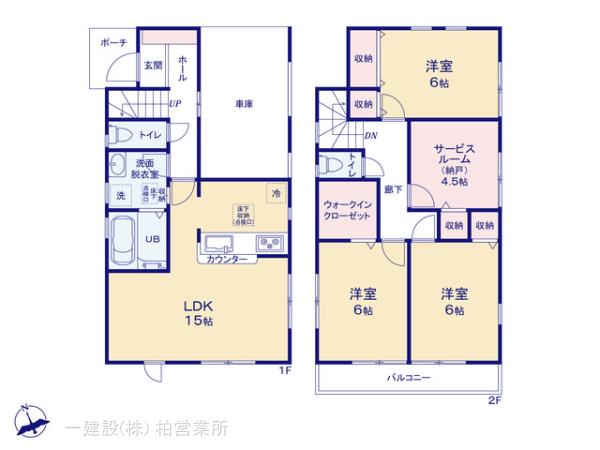 リーブルガーデン柴又４丁目の見取り図