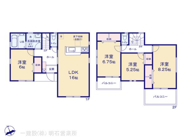 リーブルガーデン姫路市白浜町３期の見取り図