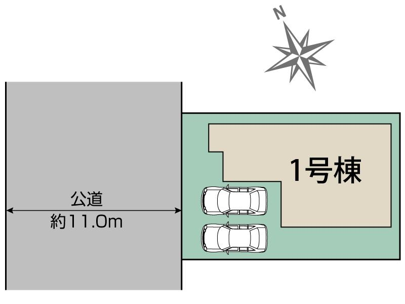 ブルーミングガーデン名古屋市名東区香流２丁目１棟の見取り図