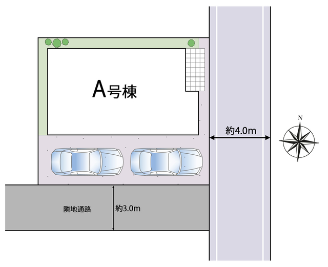 ハートフルタウン松戸市松飛台の外観②