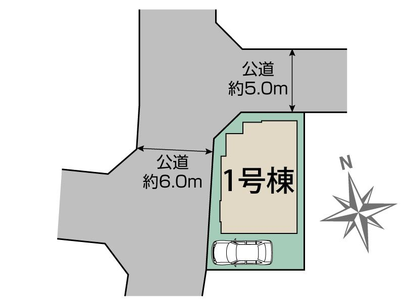 ブルーミングガーデン八王子市台町３丁目１棟の見取り図