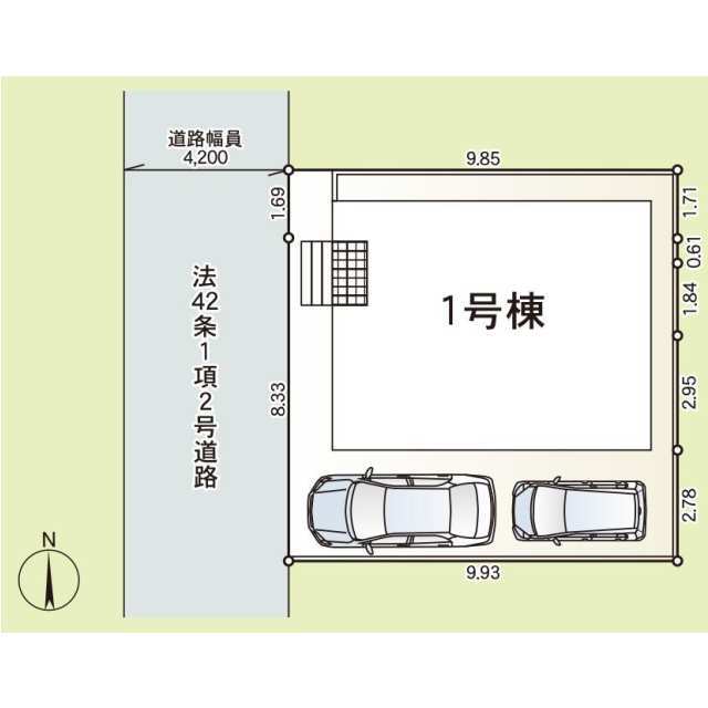 クレイドルガーデン茅ヶ崎市今宿 第13の見取り図