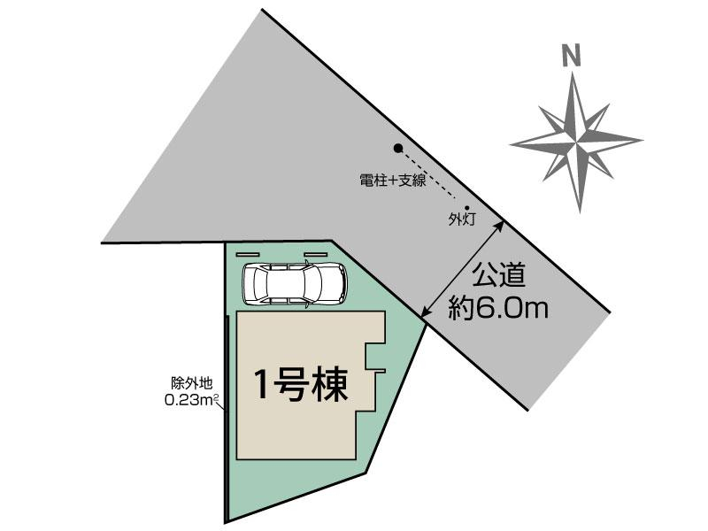 ブルーミングガーデン朝霞市西弁財１丁目１棟の見取り図