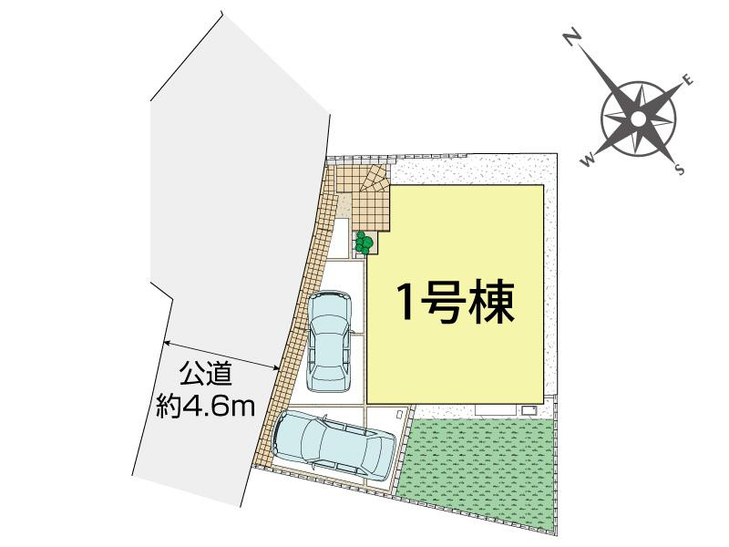 ブルーミングガーデン横浜市旭区中白根２丁目１棟の見取り図