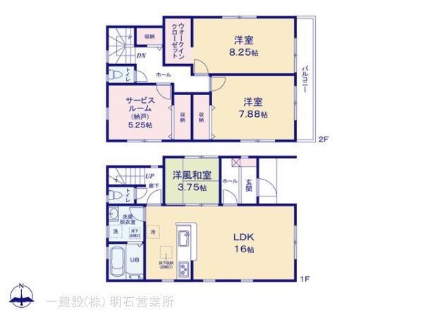 リーブルガーデン垂水区神陵台10期の見取り図
