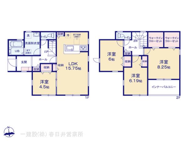 リーブルガーデン大口町余野四丁目の見取り図
