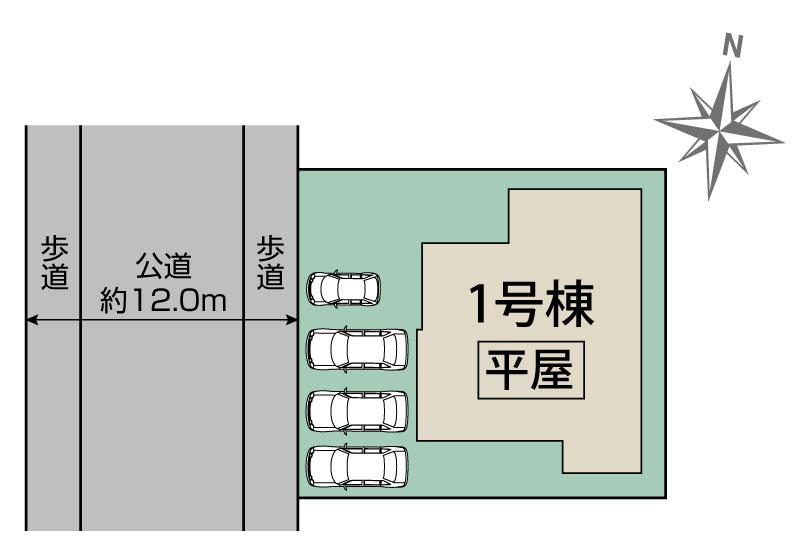 ブルーミングガーデン三木市志染町青山２丁目１棟の見取り図