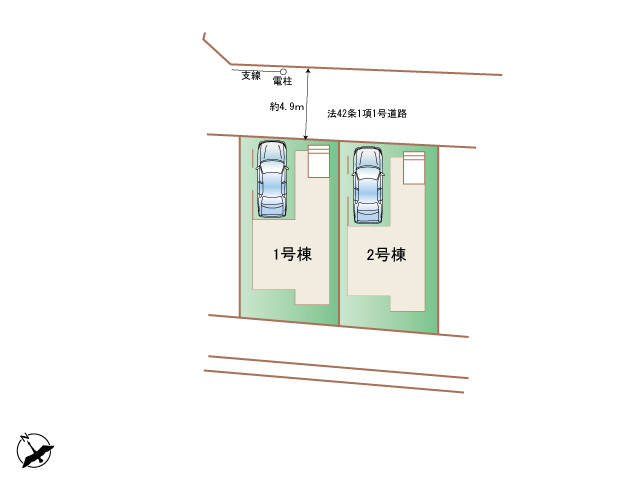 ハートフルタウン相模原市中央区上溝の見取り図
