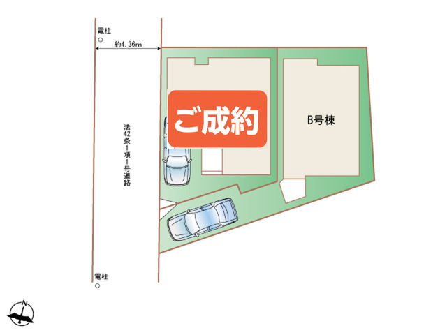 ハートフルタウン大田区南馬込8期の見取り図