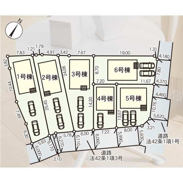 クレイドルガーデン八戸市新井田 第16の見取り図
