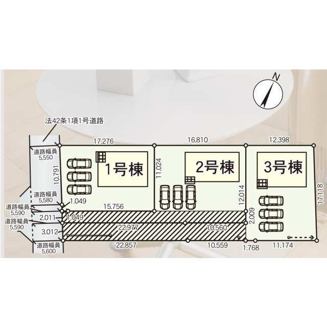 クレイドルガーデン西郷村米 第20の見取り図