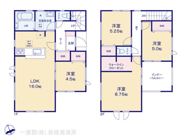 リーブルガーデン川越大仙波の見取り図