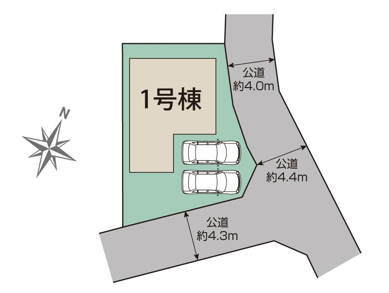 ブルーミングガーデンさいたま市緑区大牧１棟の見取り図