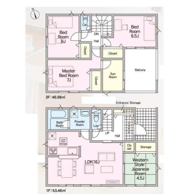 クレイドルガーデン久留米市国分町 第24の見取り図