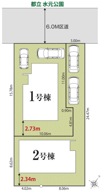リナージュ葛飾東金町８丁目２４－１期の見取り図