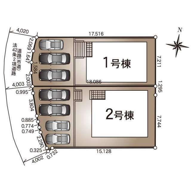 クレイドルガーデン宮崎市大塚町 第11の見取り図