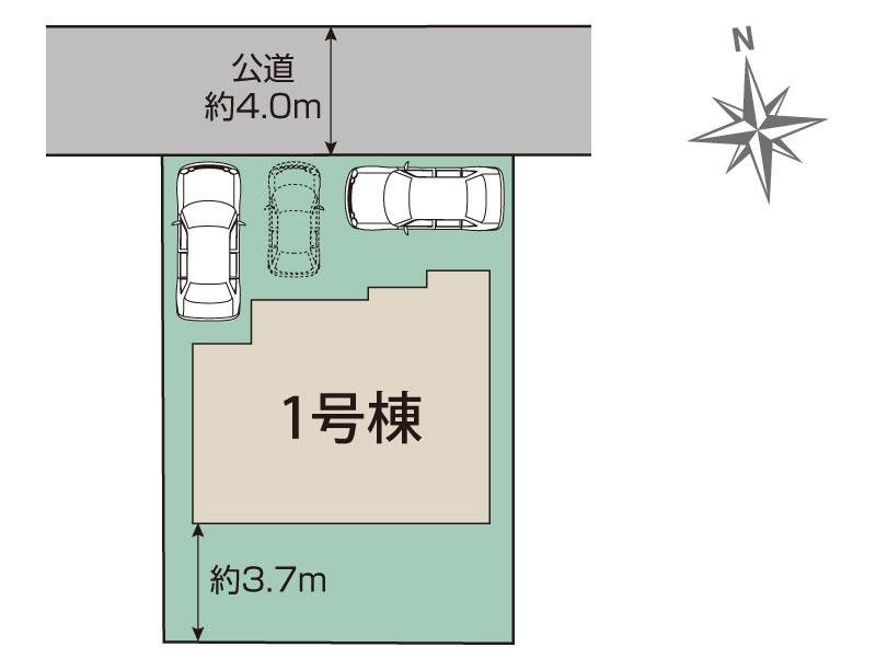ブルーミングガーデン千葉市花見川区長作台２丁目１棟の見取り図