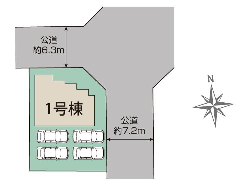 ブルーミングガーデン広島市安佐南区高取南２丁目１棟の見取り図