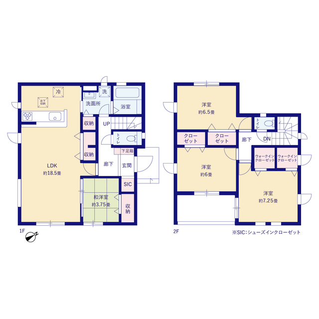 グラファーレ4236仙台市荒巻本沢２期２棟の見取り図