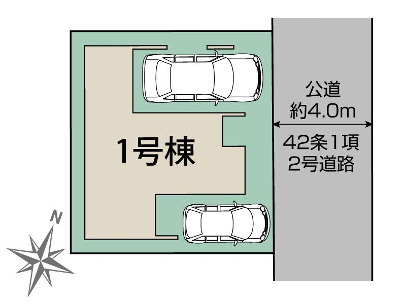 ブルーミングガーデン川口市本前川３丁目１棟の見取り図